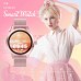 Pink Color Women Full Touch Screen Smart Watch & Fitness Tracker - H16